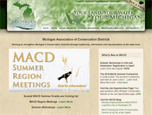 Tablet Screenshot of macd.org